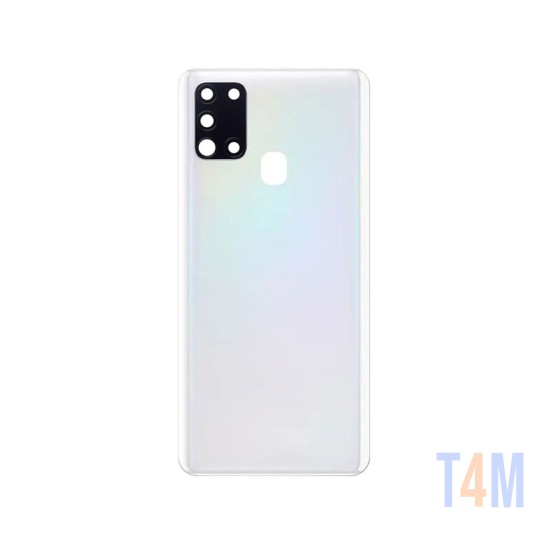 Tapa Trasera+Lente de Cámara Samsung Galaxy A21s/A217 Blanco